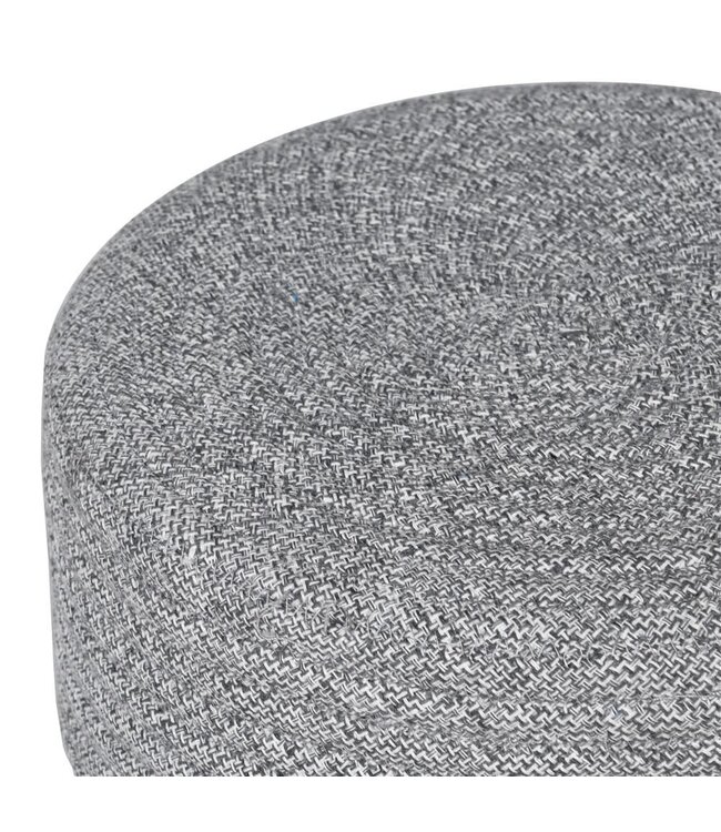 Grey Woven Top Stool