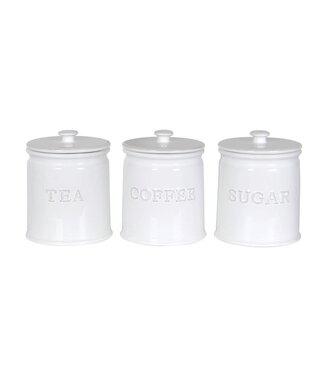 Ceramic Tea,Coffee & Sugar Jars