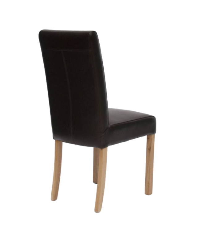 Homestyle GB Marianna Brown Leather Dining Chair