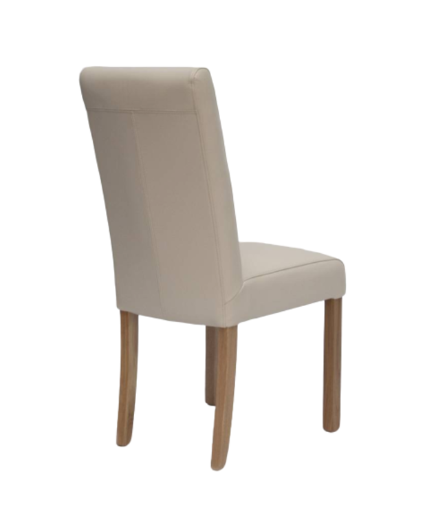 Homestyle GB Marianna Cream Leather Dining Chair