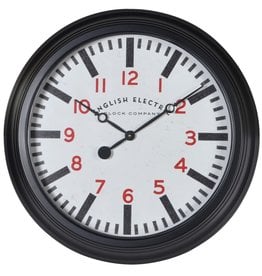 English Electric' Black Wall Clock
