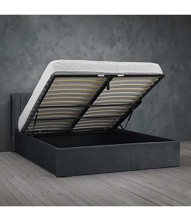 LPD Furniture Berlin Ottoman Velvet Bed