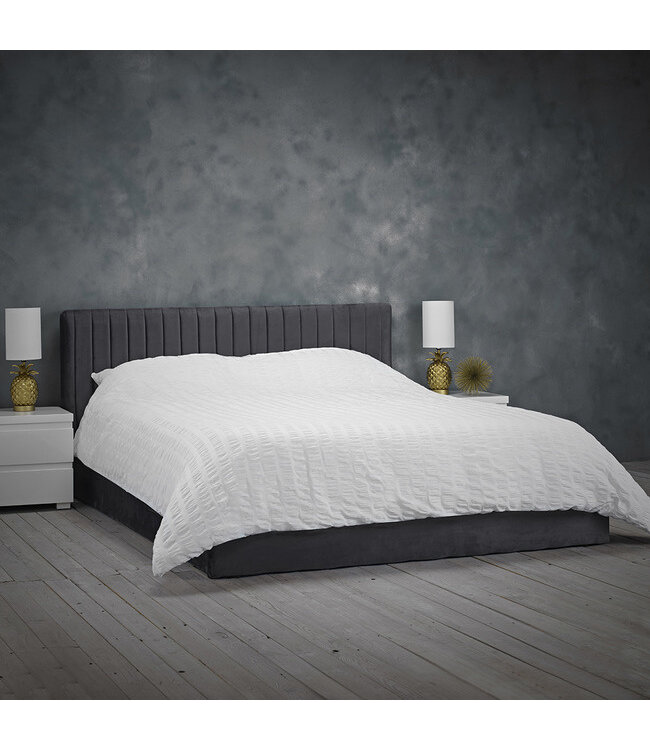LPD Furniture Berlin Ottoman Velvet Bed