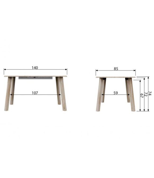 Lange Jan Extendable Dining Table Oak Sydney
