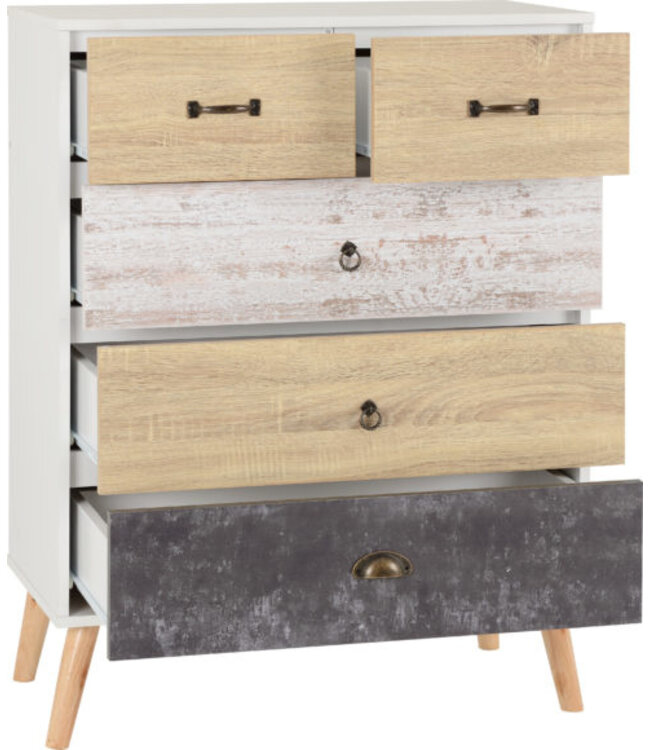 Seconique Nordic 3+2 Drawer Chest
