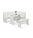 Julian Bowen Newport Corner Dining Set - Surf White