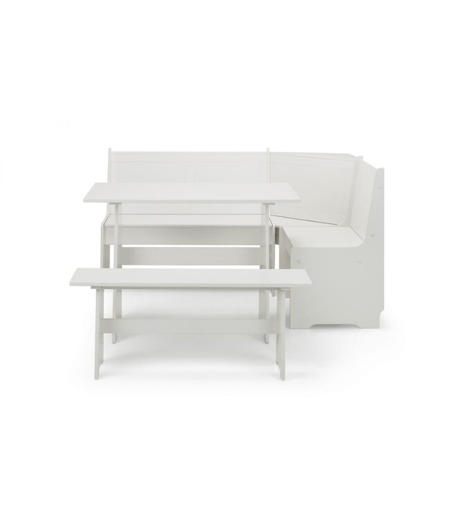 Julian Bowen Newport Corner Dining Set - Surf White