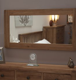 HomestyleGB Rustic Oak Large Mirror