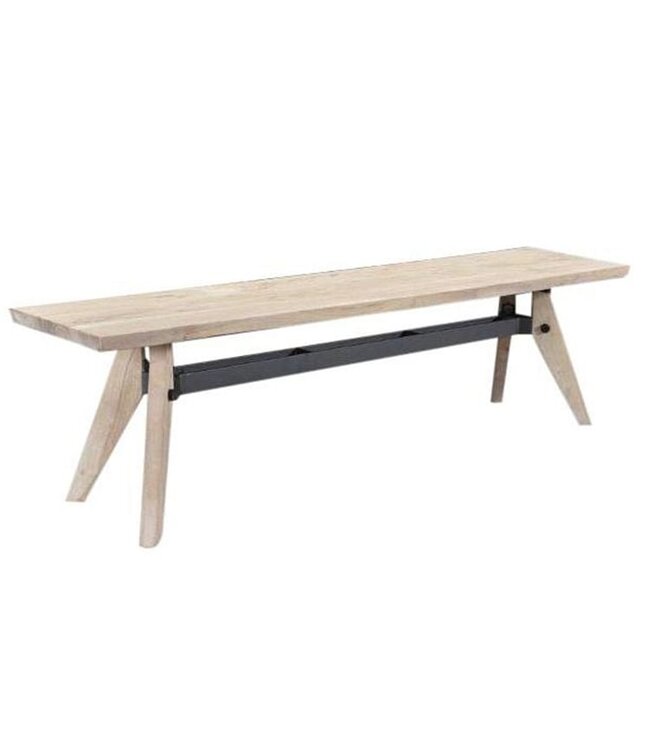 Besp-Oak Furniture Oslo Vintage Brown Fuji Dining Bench