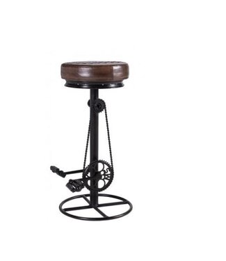 Besp-Oak Furniture Iron Bar Bicycle Stool
