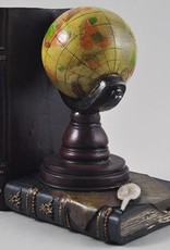 Globe and Telescope Bookends