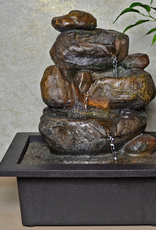 Indoor Water Fountain Stone Look With LED Light