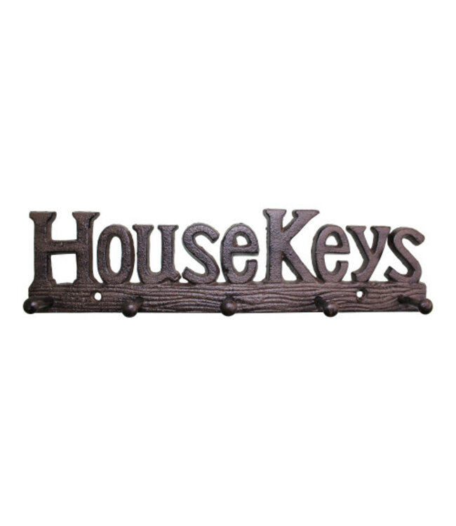 Rustic Cast Iron House Keys Hooks