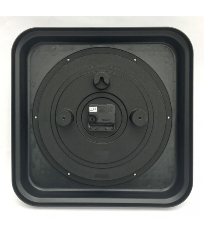 Square Black Wall Clock