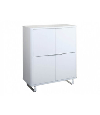 LPD Accent 4 Door Storage Unit | White