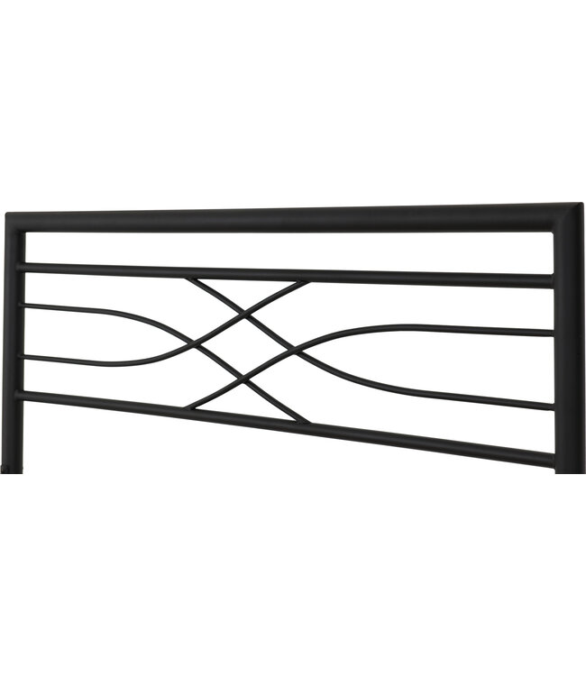 Seconique Kelly Black Metal Bed