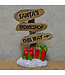 Fiesta Studios Santa's Workshop Miniature Sign