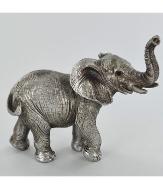 Fiesta Studios Antique Silver Elephant Ornament