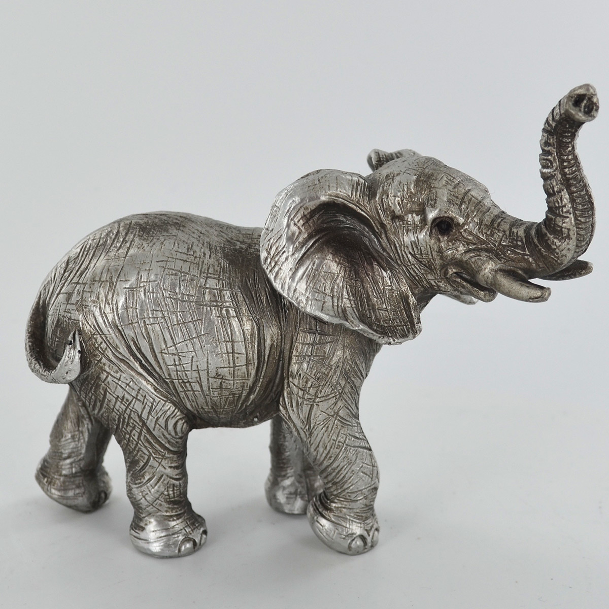 Antique Silver Elephant Ornament