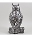 Fiesta Studios Antique Silver Owl Ornament