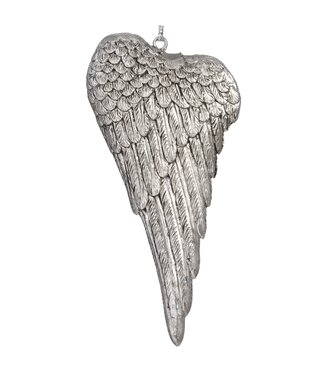 Hill Interiors Silver Wing Hanging Ornament