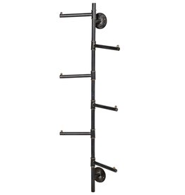 Industrial Style Vertical Six Prong Coat Hooks
