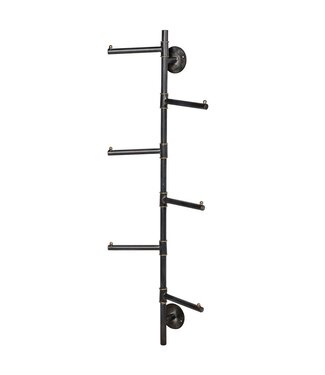 Industrial Style Vertical Six Prong Coat Hooks