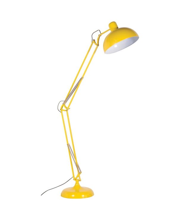 Yellow Floor Angle Lamp