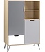 Seconique Bergen Tall Sideboard With Wine Rack