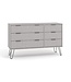 Core Products Augusta Grey 3+3 Drawer Chest
