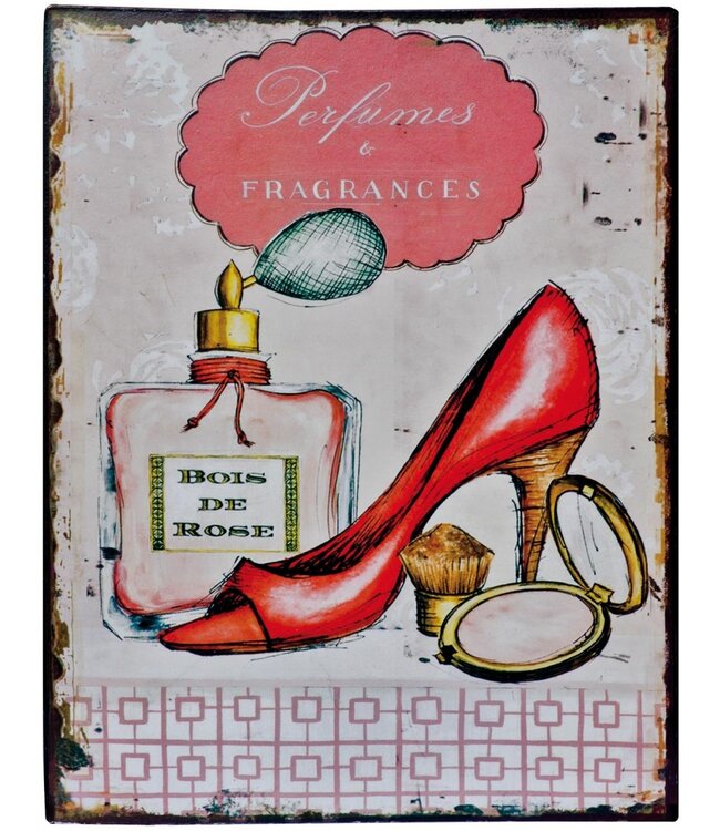 Shoe Phew Tin Wall Plaque