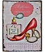 Shoe Phew Tin Wall Plaque