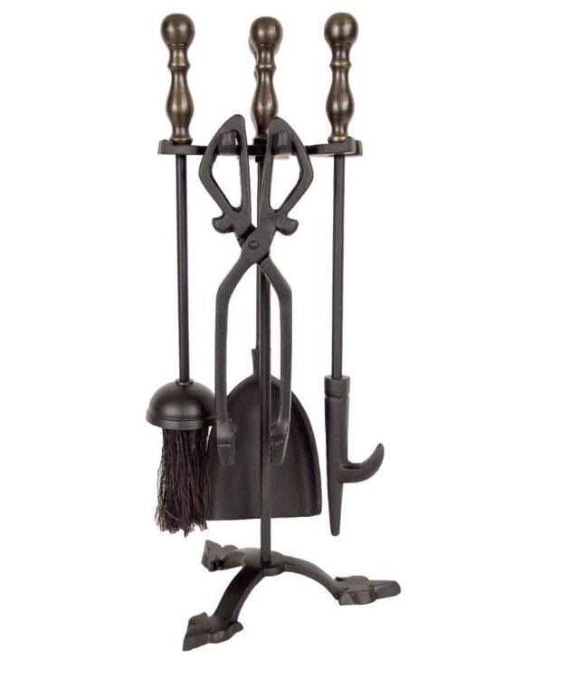 Companion Set - Black Antique Brass Finish