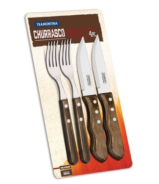 Tramontina Churrasco 4 Pc. Jumbo Cutlery Set