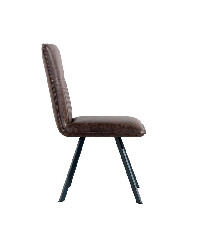Kettle Home Brown PU Dining Chair