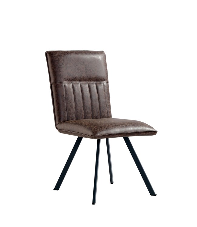 Kettle Home Brown PU Dining Chair
