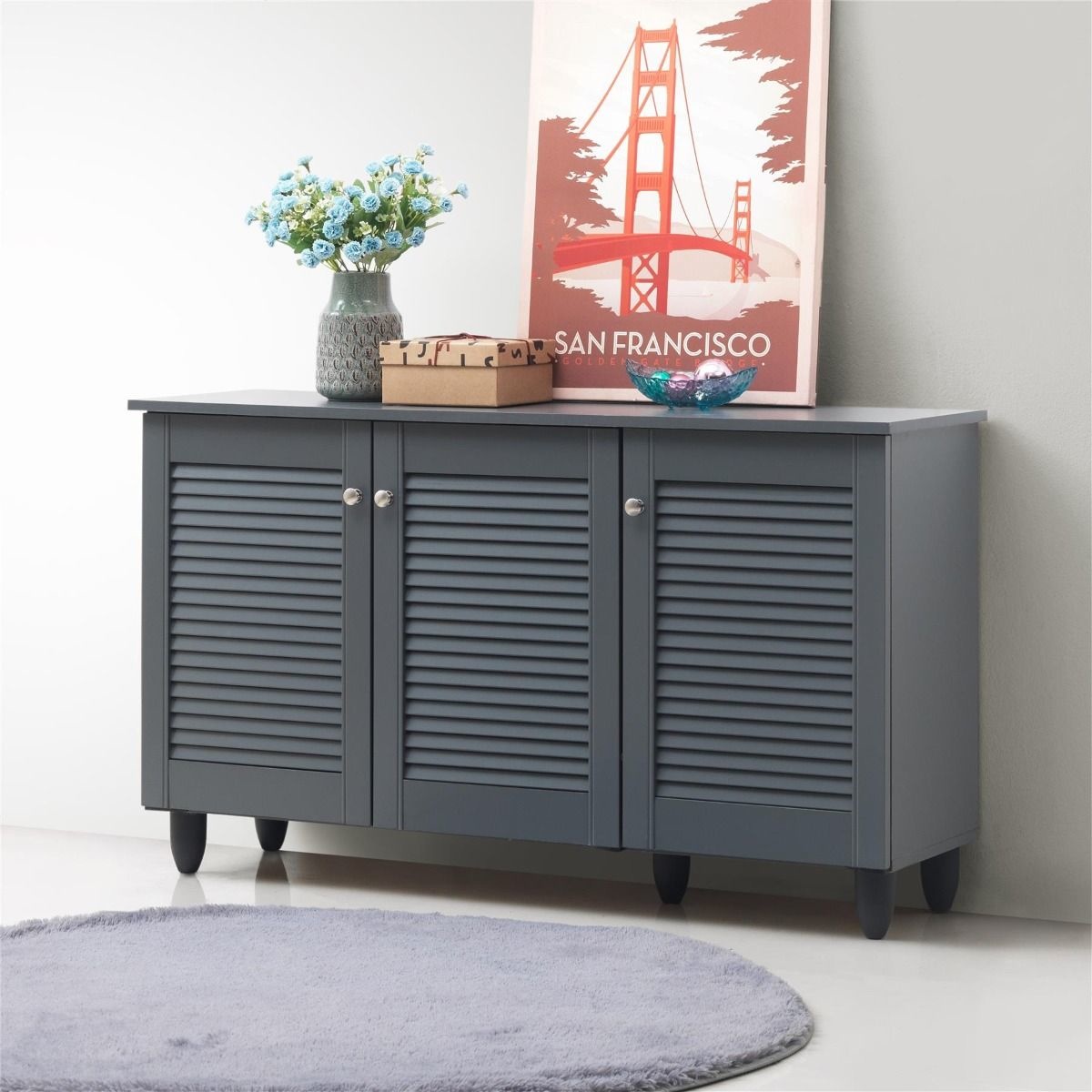 Timber shoe cabinet deals