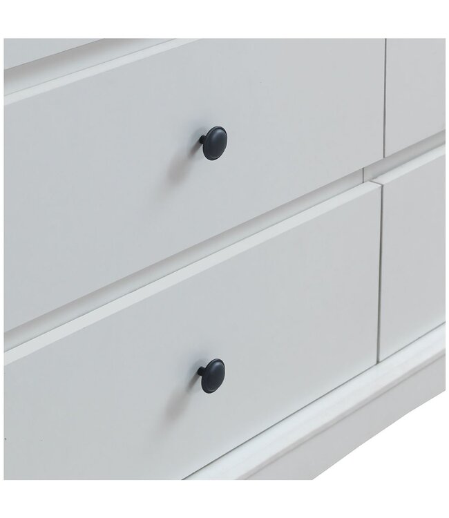 Timber Art Design White 7 Drawer Chest