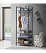Timber Art Design Zahra Grey Open Wardrobe With Shelves