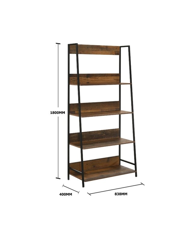 Timber Art Design Industrial Style Bookcase