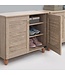 Timber Art Design 2 Door Shoe Cabinet - Sonoma Oak