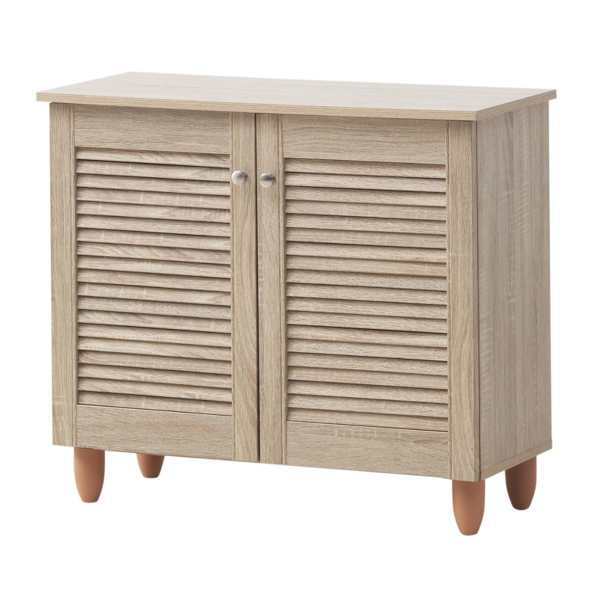 2 Door Shoe Cabinet - Sonoma Oak - Freitaslaf Net LTD