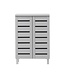 Timber Art Design Grey 2 Door Shoe Cabinet