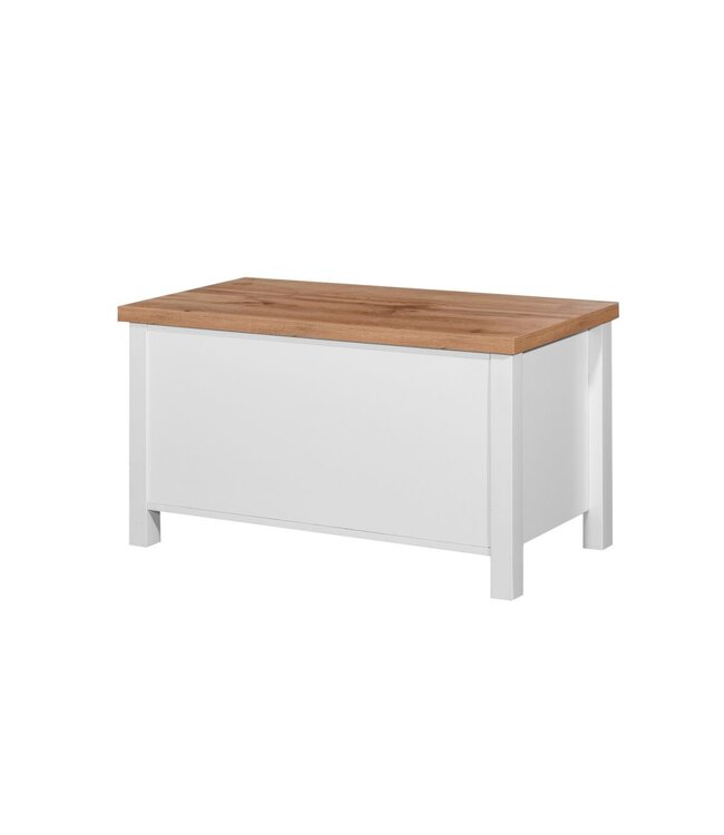 Timber Art Design White Blanket Box