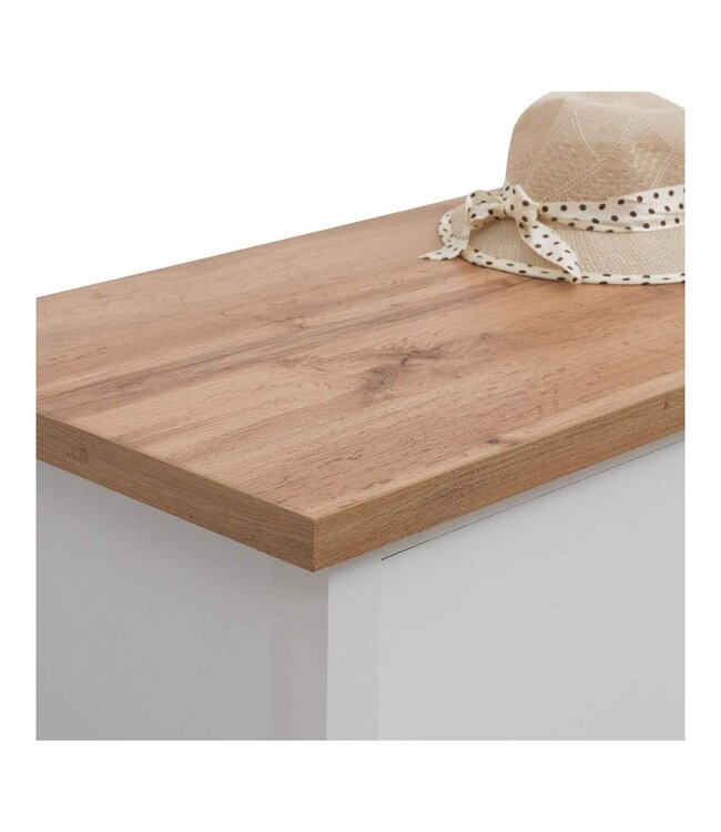 Timber Art Design White Blanket Box