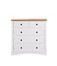 Timber Art Design White 3+2 Drawer Chest