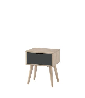Timber Art Design Alford Grey Lamp Table