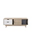 Timber Art Design Alford White Grey TV Unit