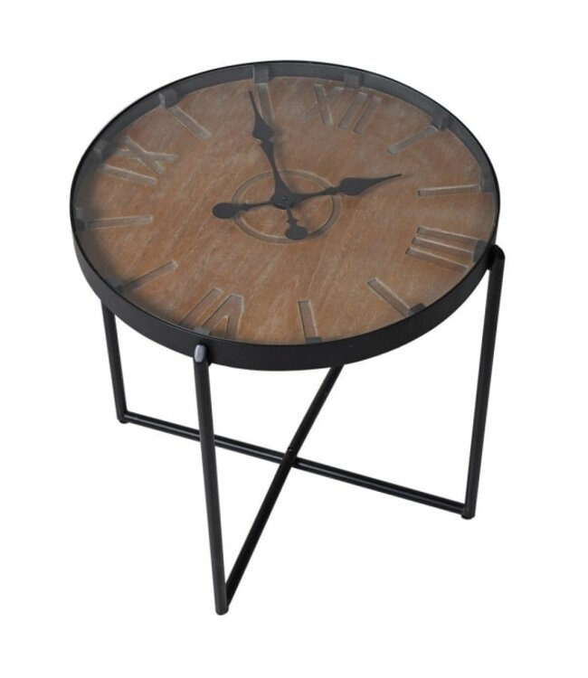 Clock Face Side Table
