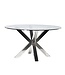 Terano Round Glass Dining Table